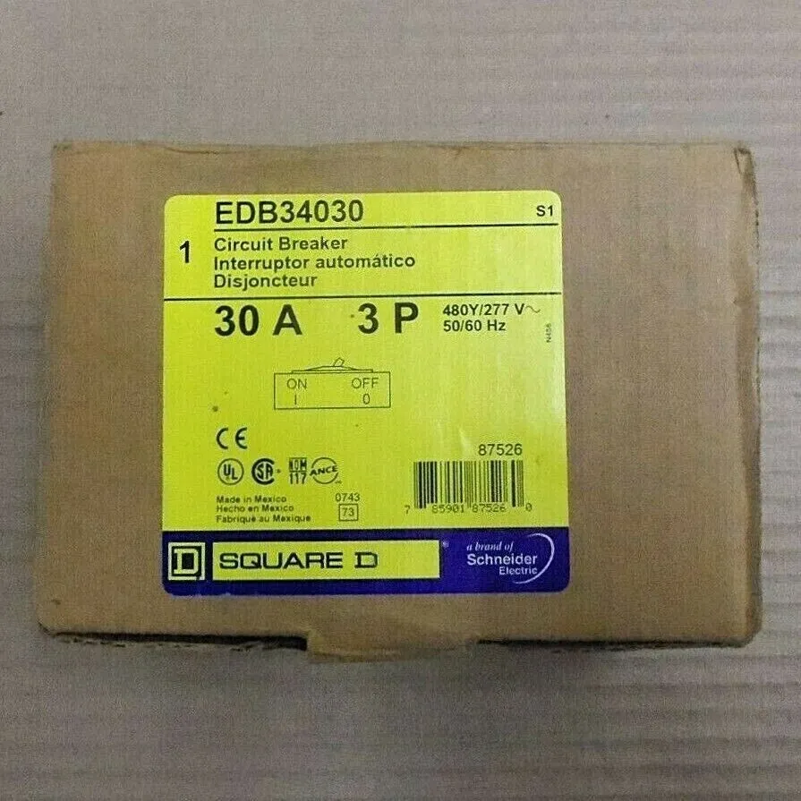 Автоматический выключатель Square D EDB34030 Circuit Breaker 30A 3-Pole 480V AC 