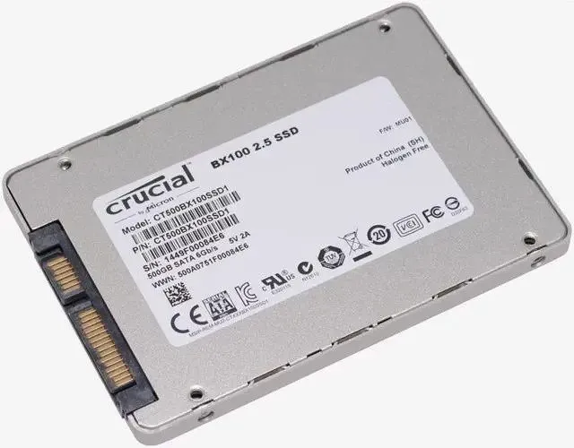 SSD-накопитель Micron Crucial BX100 2.5 SSD 500GB CT500BX100SSD1 SATA 6Gb/s SSD