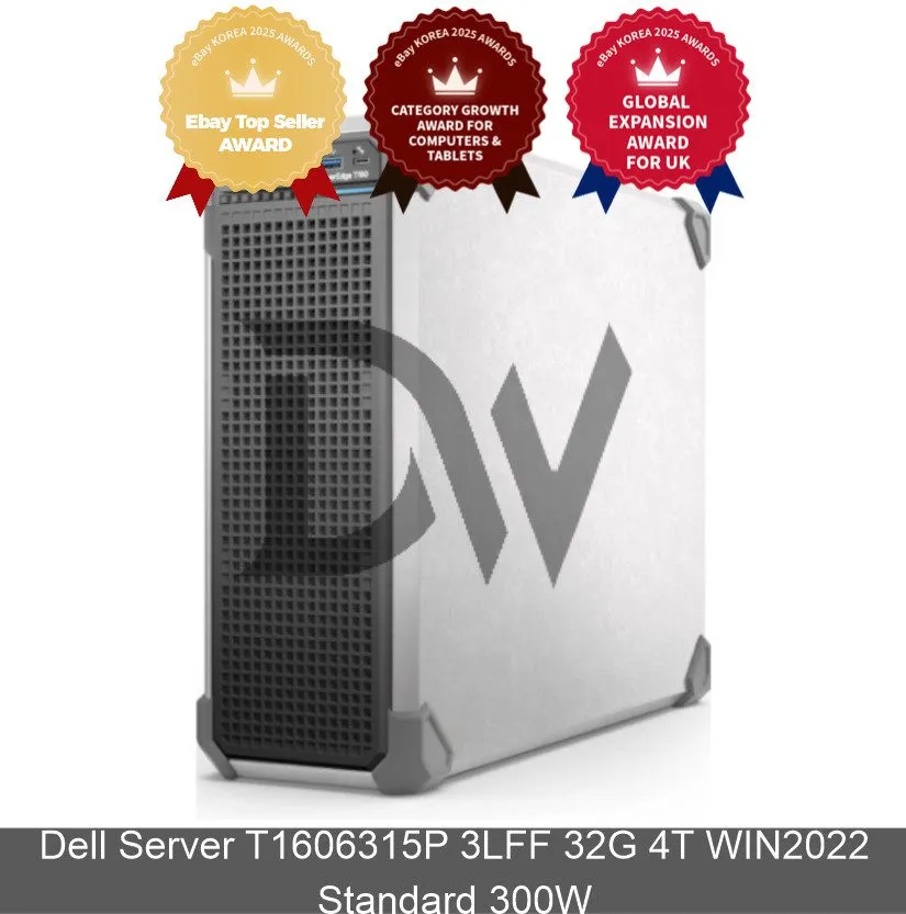 Сервер Dell Server T1606315P 3LFF 32G 4T WIN2025 Standard 300W Server Computer