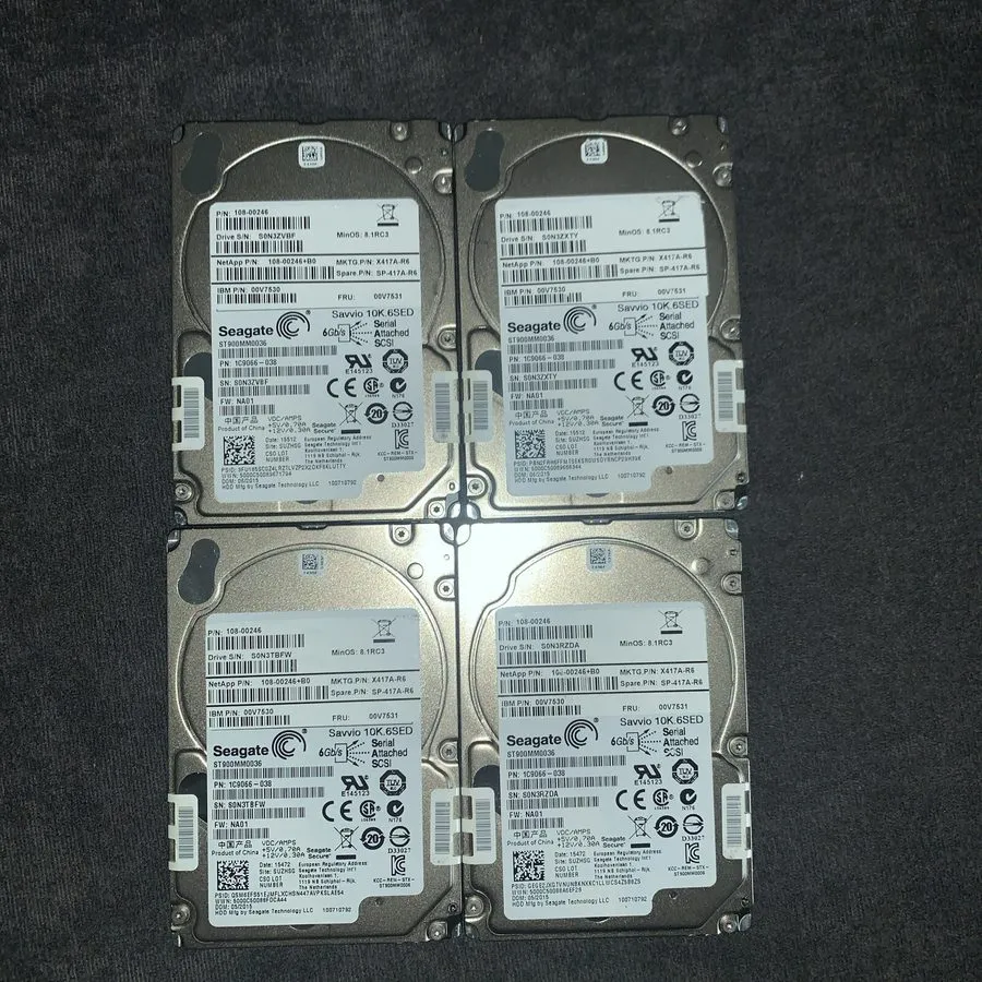 Сервер Dell TNX32 ST900MM0036 900GB 10K SAS 6G 2.5" SFF HDD Server Hard Drive — фото лота 1