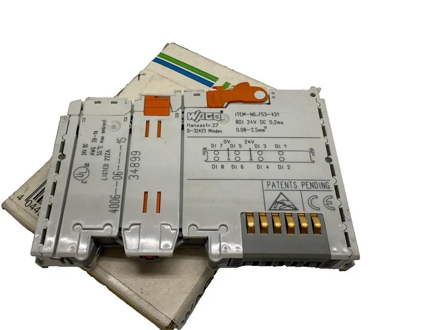 Модуль ввода-вывода Wago 753-431 8CH Digital Input I/O Module 24VDC CAGE CLAMP D