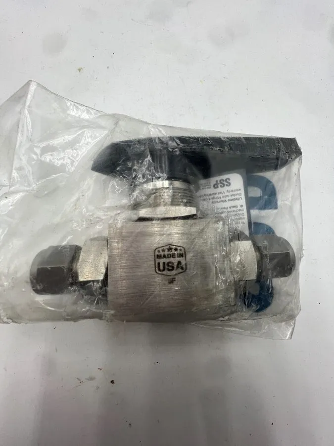 Клапан SSP FloLok 38PD8-316 Floating Ball Valve Stainless Steel — фото лота 2