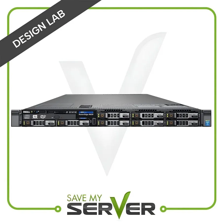 Сервер Dell PowerEdge R630 Server Design Lab 8 Bay 2x Intel E5-2600 V3 Processor