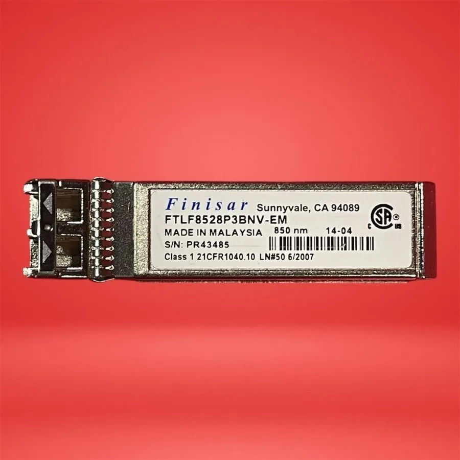 Трансивер Lot 4 Finisar FTLF8528P3BNV-EM 8Gb FC SFP+ SR Transceiver 850nm LC MMF