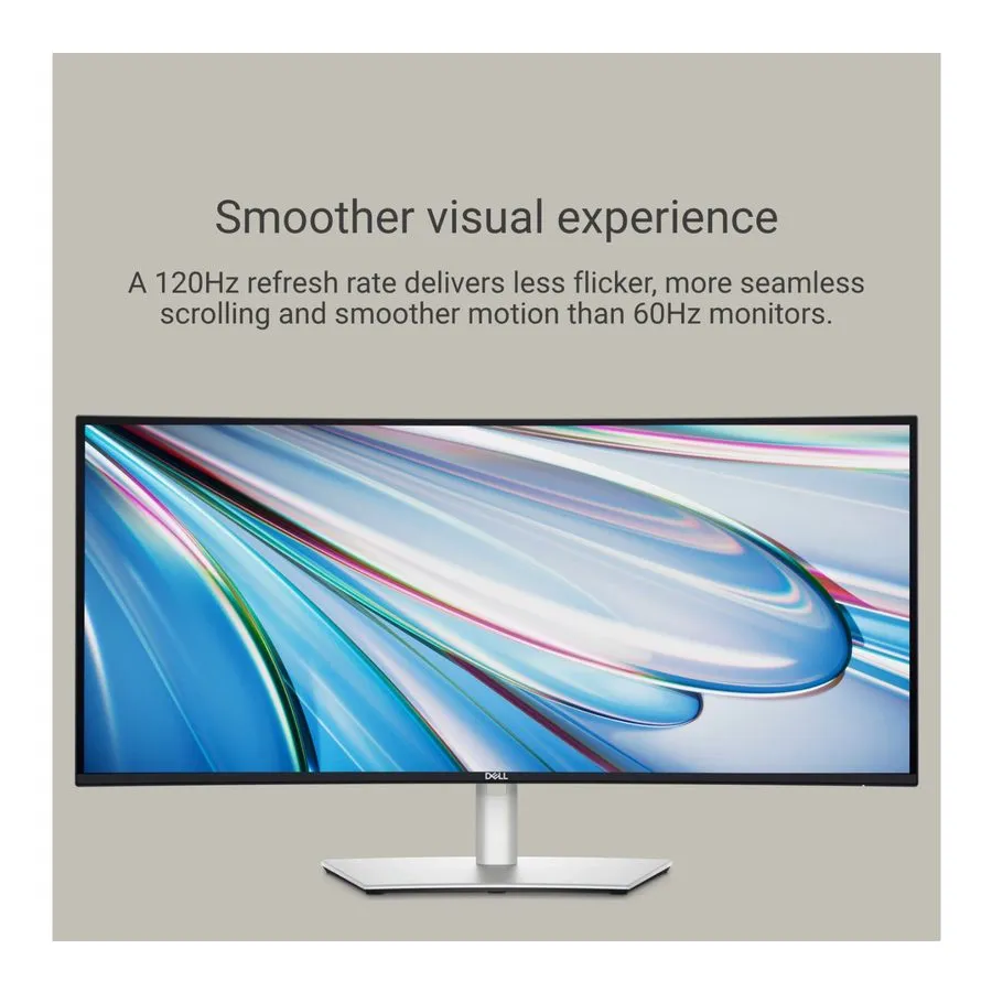 Монитор Dell UltraSharp U3425WE 34" USB-C Hub Curved, WONT POWER ON DESCRIPTION — фото лота 2