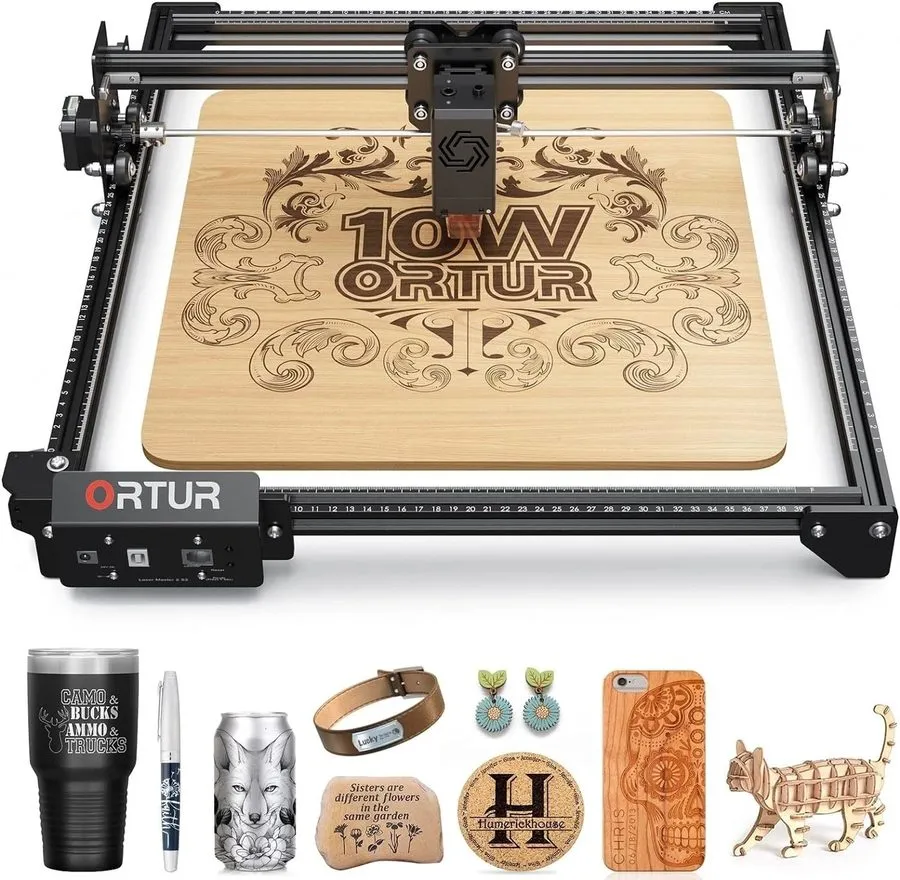 Лазерный гравёр ORTUR Laser Master 3 LE LU2-10A 10W Laser Engraver Engraving Cut