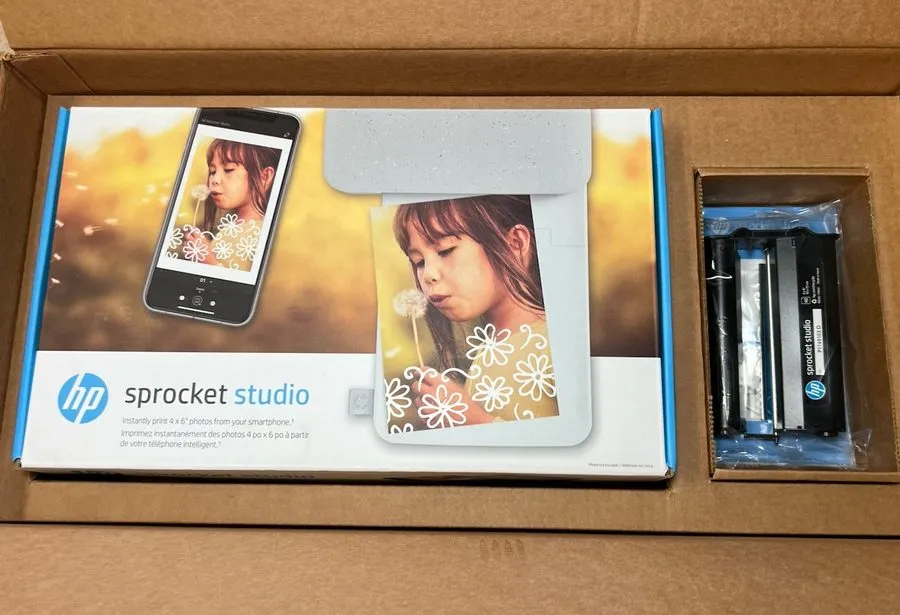 Принтер HP Sprocket Studio Digital Bluetooth Laser Photo Printer 4x6" Pictures (