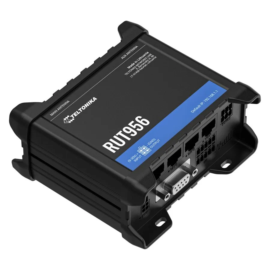 Маршрутизатор Teltonika Rut956 3-Port Switch LTE Cellular Router RUT956A00A00
