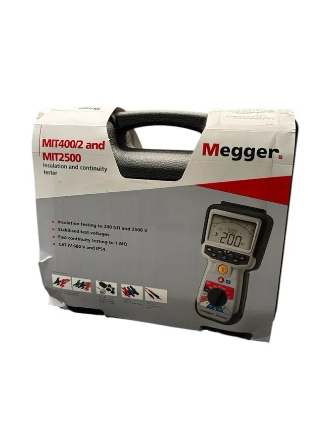 Тестер Megger MIT410/2 Insulation Resistance Tester shipping