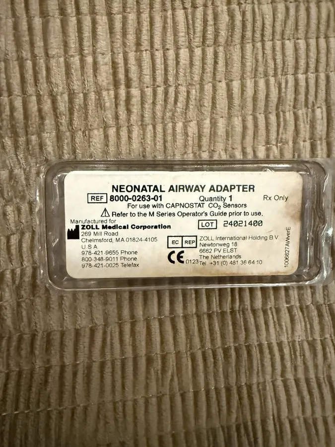 Датчик ZOLL Reusable Airway для Neonate Mainstream CO2 CAPNOSTAT Sensor 8000-026 — фото лота 1