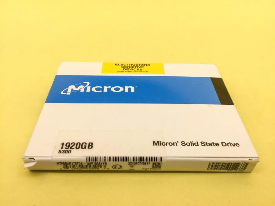 SSD-накопитель Micron 5300 PRO 1.92TB 2.5" SATA SSD MTFDDAK1T9TDS with low life 