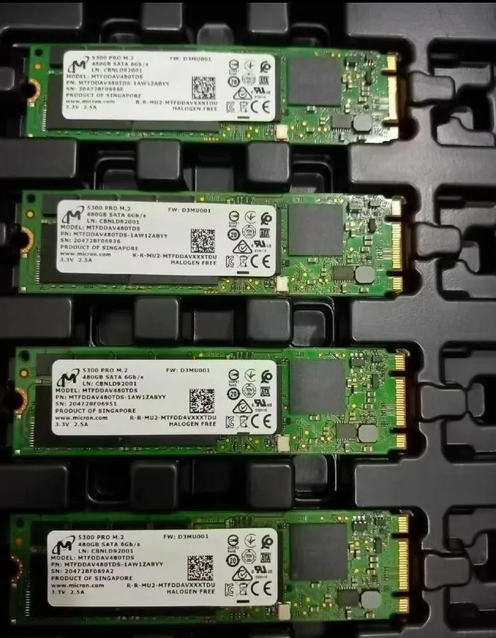 SSD-накопитель Micron 5300 PRO 480GB M.2 2280 SATA 6Gbps MTFDDAV480TDS-1AW1ZABYY
