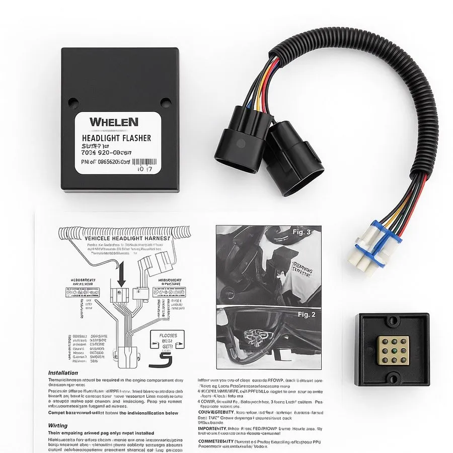 Складское оборудование Whelen SSFPOSI6 Headlight Flasher + Harness (Unused / Ope