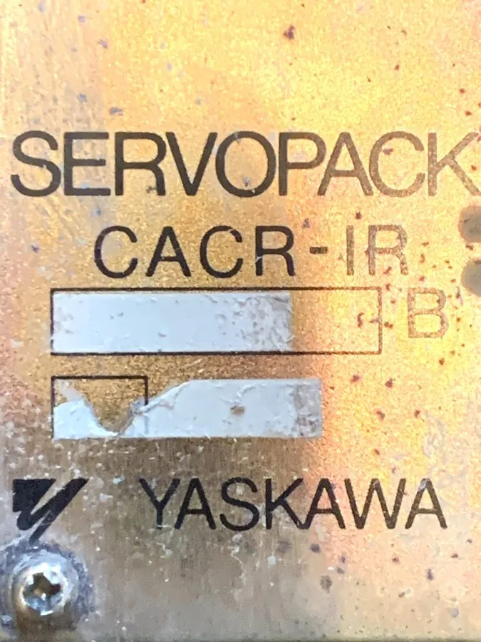 Сервопривод Yaskawa CACR-IR Servopack CACRIR SERIAL# RP1025-561A-1-13 — фото лота 1