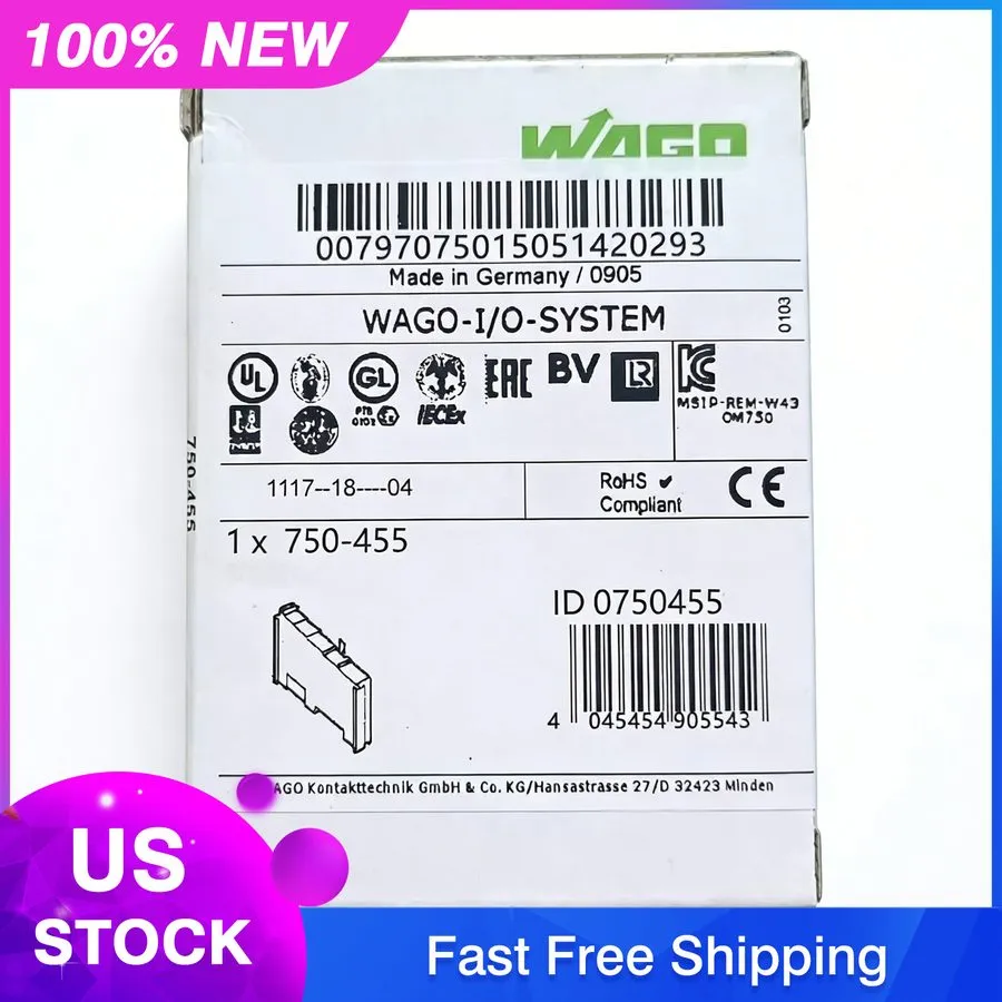 ПЛК Wago 750-455 Buscoupler DeviceNet Module PLC