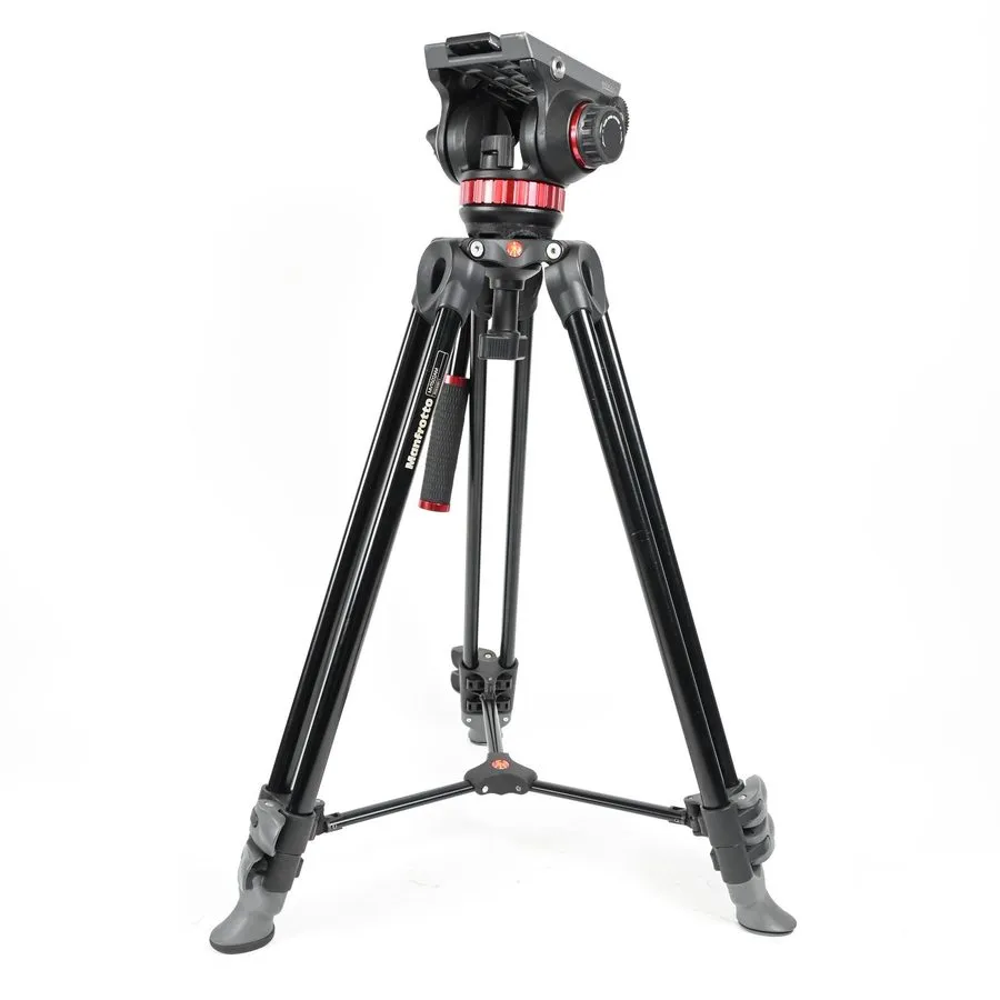 Оборудование видеонаблюдения SLIK Pro 700dx Tripod & Manfrotto MVH502A Fluid Hea — фото лота 1