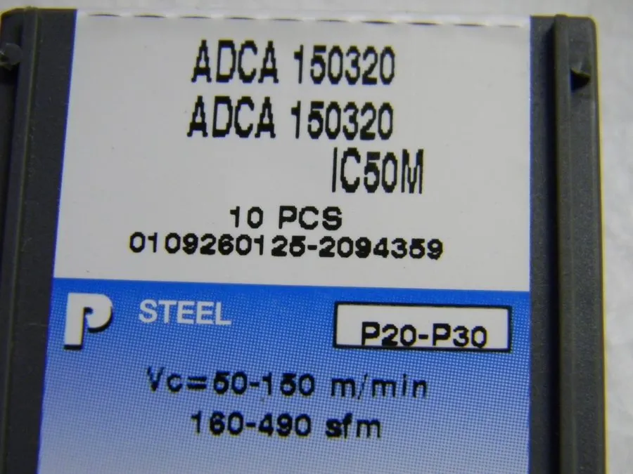 Режущий инструмент Iscar ADCA150320 Grade IC520M Carbide Milling Insert 5600009 — фото лота 2