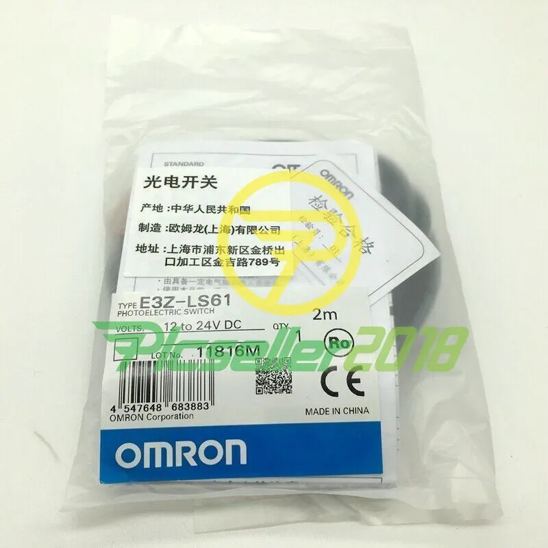 Фотоэлектрический датчик Omron E3Z-LS61 NPN Photoelectric Sensor, 12 / 24 VDC