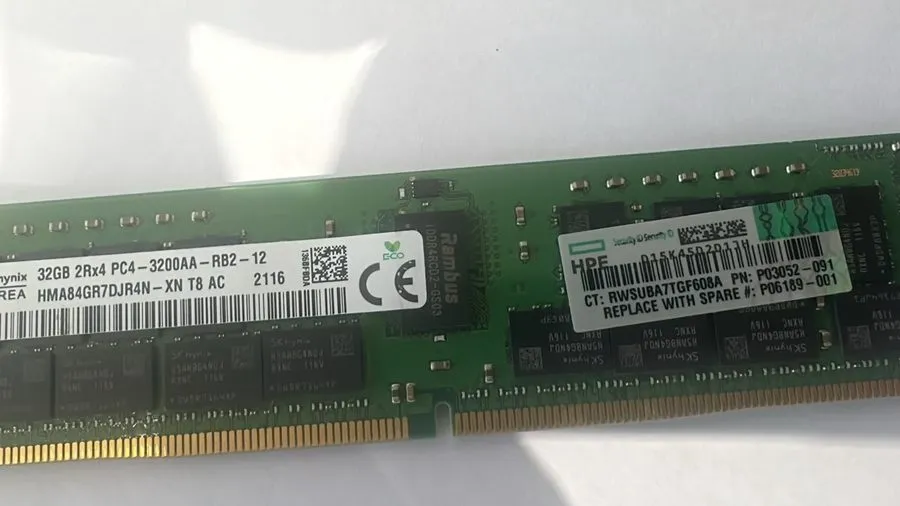 Модуль памяти SK Hynix 32GB DDR4 2933MHz ECC RDIMM HPE P03052-091 HMA84GR7JJR4N-