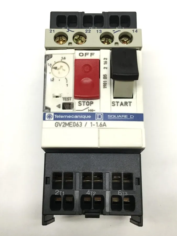 Автоматический выключатель Telemecanique 1-1.6A GV2ME063 Motor Starter Circuit B