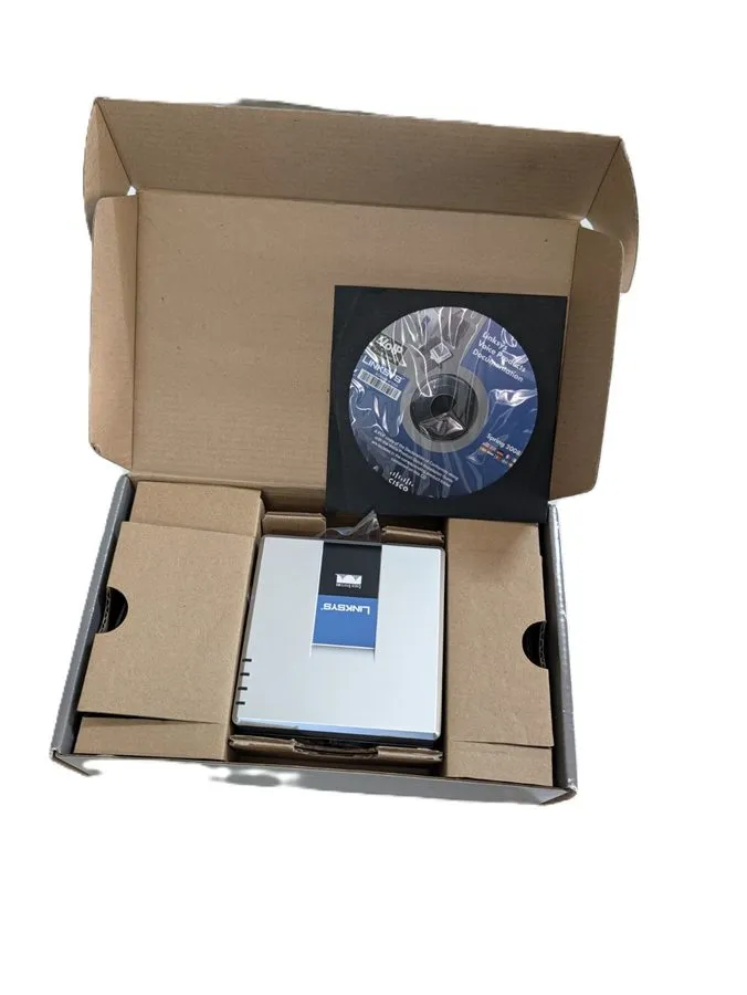 Маршрутизатор Cisco Linksys SPA2102-R1 Router with 2 Phone Ports VoIP LAN WAN — фото лота 1
