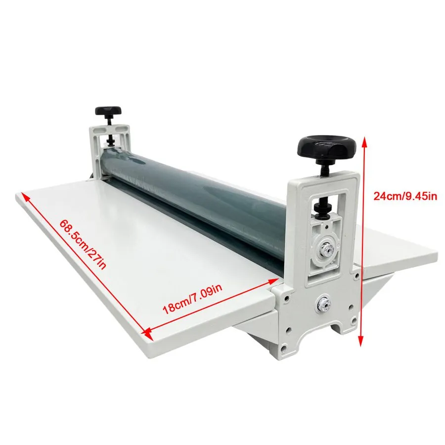 Ламинатор 25.5in 648mm Manual Cold Roll Laminator Vinyl Photo Laminating Machine
