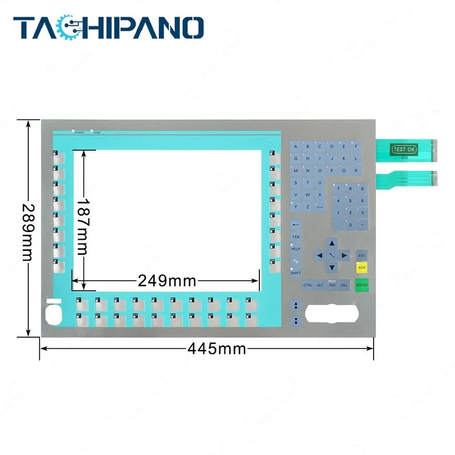 Промышленный компьютер 6AV7801-0BA00-2AB0 Membrane Keyboard