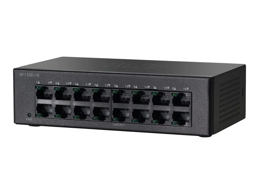 Коммутатор Cisco SF110D-16-UK Switch