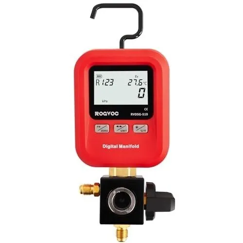 Трубопроводная арматура Digital Manifold Gauge для HVAC AC Pressure Gauge for R2 — фото лота 2