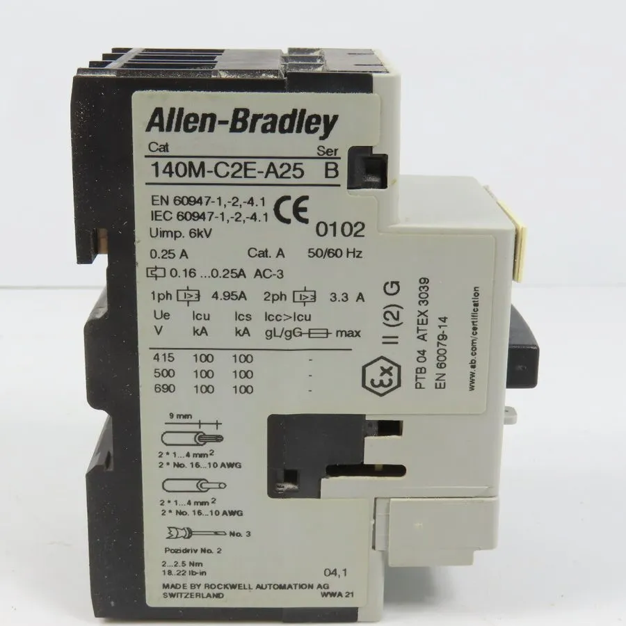 Автоматический выключатель Allen Bradley 140M-C2E-A25 Motor Protection Circuit B
