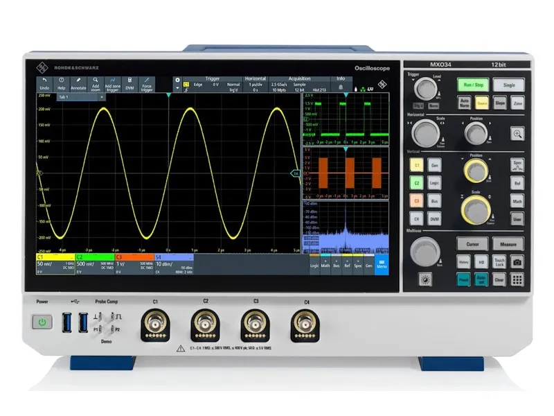 Осциллограф Rohde & Schwarz MXO34-1PK Digital Oscilloscope (4 Channels / 100 MHz