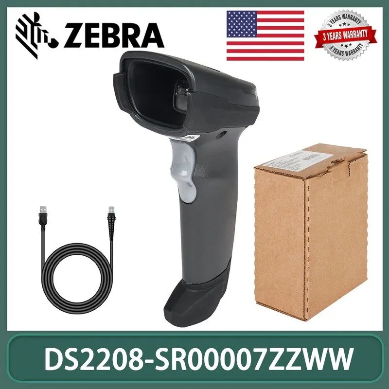 Сканер штрих-кода Motorola Zebra Symbol Barcode Scanner DS2208-SR00007ZZWW w/ St