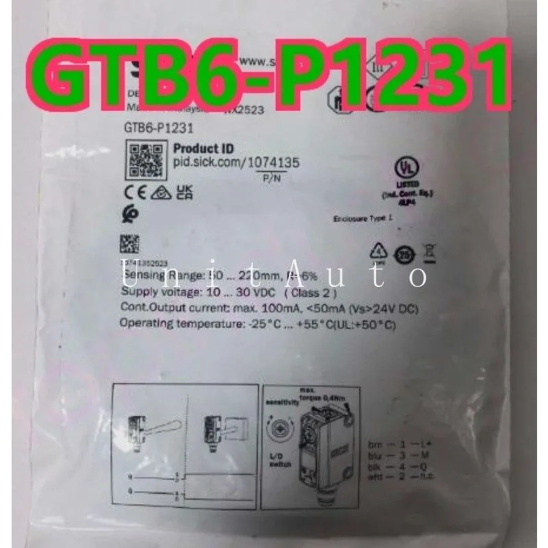 Фотоэлектрический датчик SICK GTB6-P1231 1074135 photoelectric switch sensor