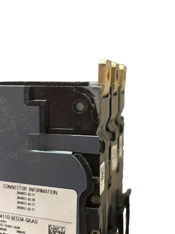 Автоматический выключатель SIEMENS 3VA4110-5ED34-0AA0 CIRCUIT BREAKER 3P 100A 48