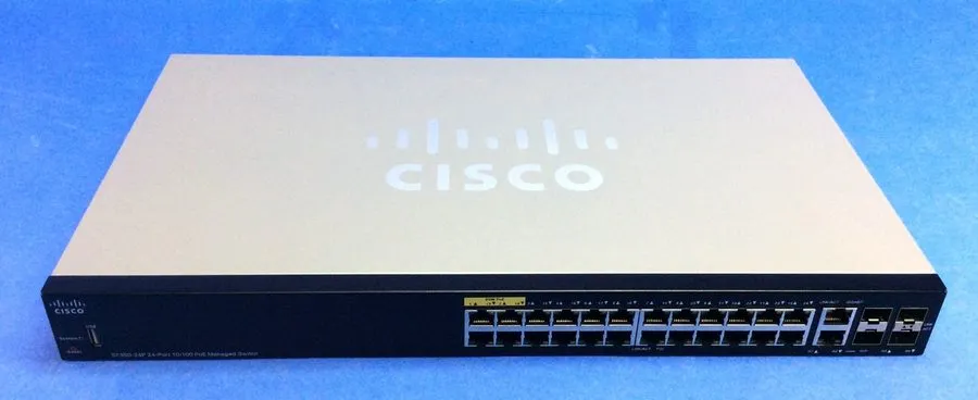 Коммутатор Cisco SF350-24P 24-Port 10/100 POE Managed Switch
