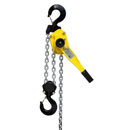 Таль Oz Lifting Products Oz600-20Lhop Lever Chain Hoist, 12, 000 Lb Load Capacit — фото лота 1