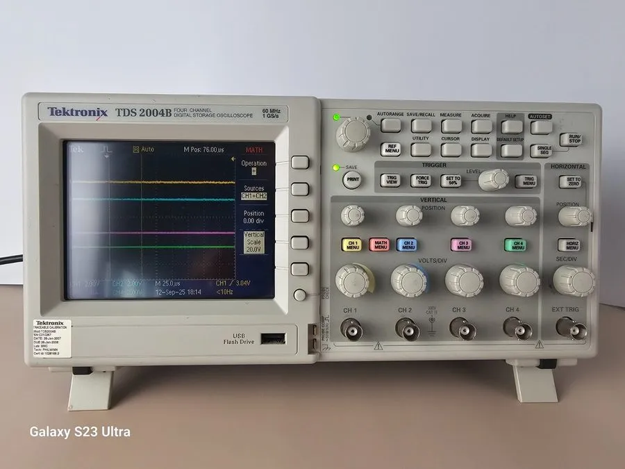 Тестер Tektronix TDS2004B 60 MHz Digital Scope shipping