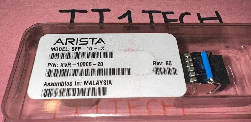 Трансивер Arista SFP-1G-LX XVR-00006-02 1GE 1310nm SMF 10km SFP 1000base-lx tran