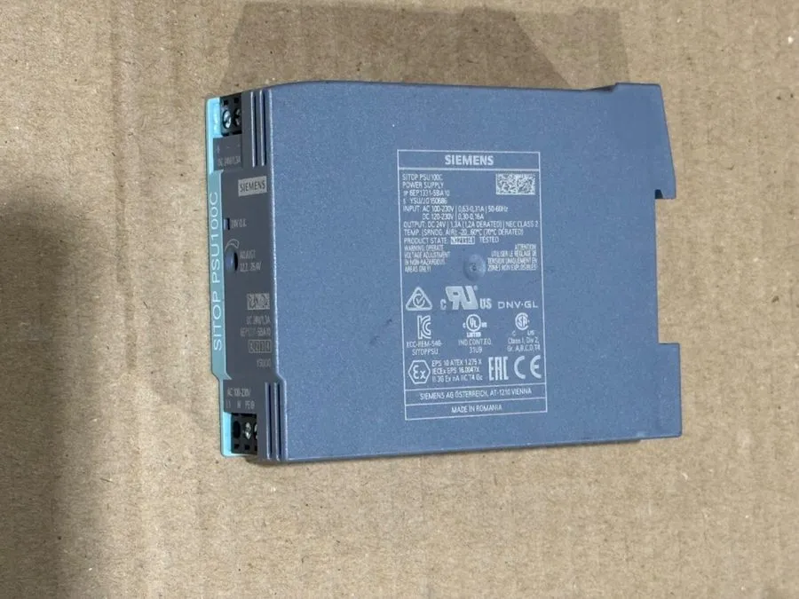 Блок питания SIEMENS 6EP1331-5BA10 SITOP 24 VDC 1.3A POWER SUPPLY