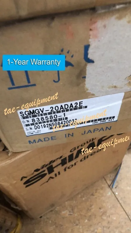 Серводвигатель YASKAWA AC SERVO MOTOR SGMGV-20ADA2E FREE