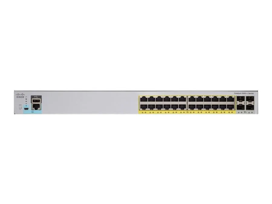 Коммутатор Cisco WS-C2960L-24PQ-LL Switch