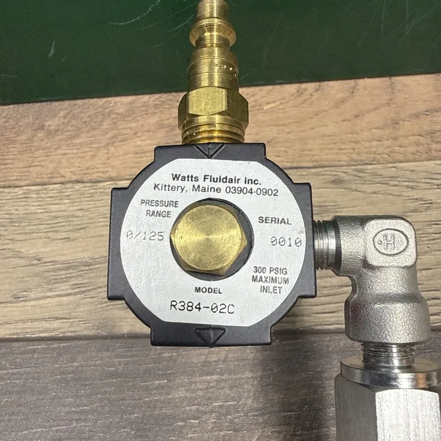 Трубопроводная арматура Watts Fluidair R384-02C Pressure Regulator 0–125 PSIG Ra — фото лота 1