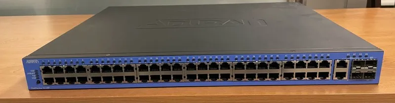 Коммутатор ADTRAN 1238P 2nd Gen 1702599G1 48 PORT FE POE L2/L3 SWITCH 2x1GB 4xSF