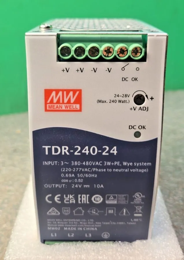 Блок питания MEAN WELL TDR-240-24 DIN RAIL POWER SUPPLY 240W 24VDC 10A