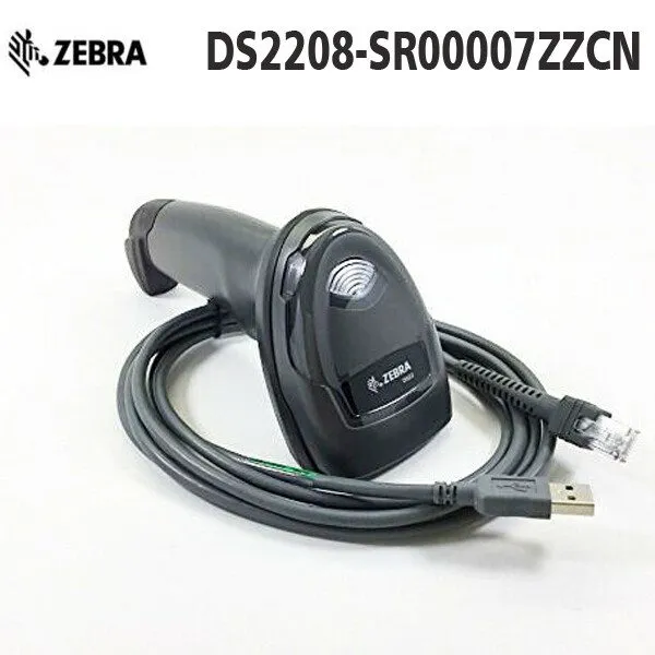 Сканер штрих-кода Zebra DS2208-SR00007ZZCN 1D/2D USB Corded Handheld Barcode Sca