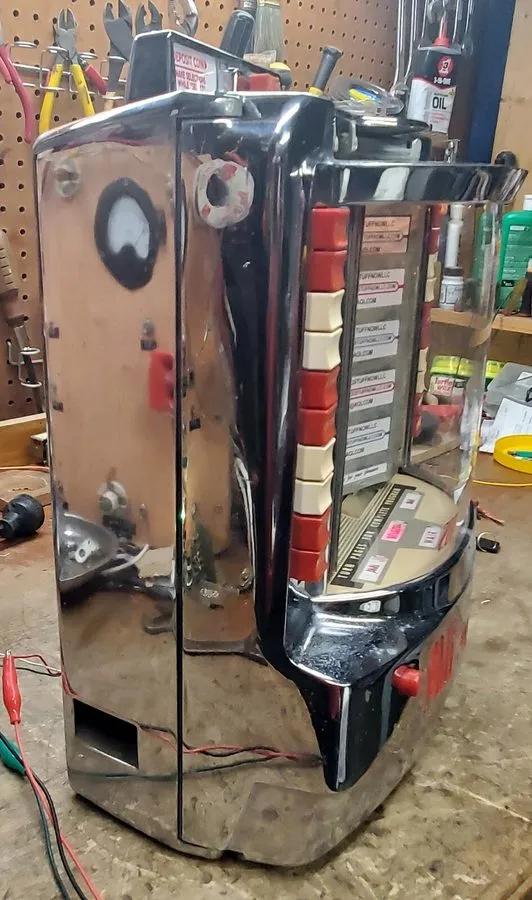 Аккумулятор AMI WQ-200 Jukebox Wallbox, Beautiful Chrome And Intact Plexi