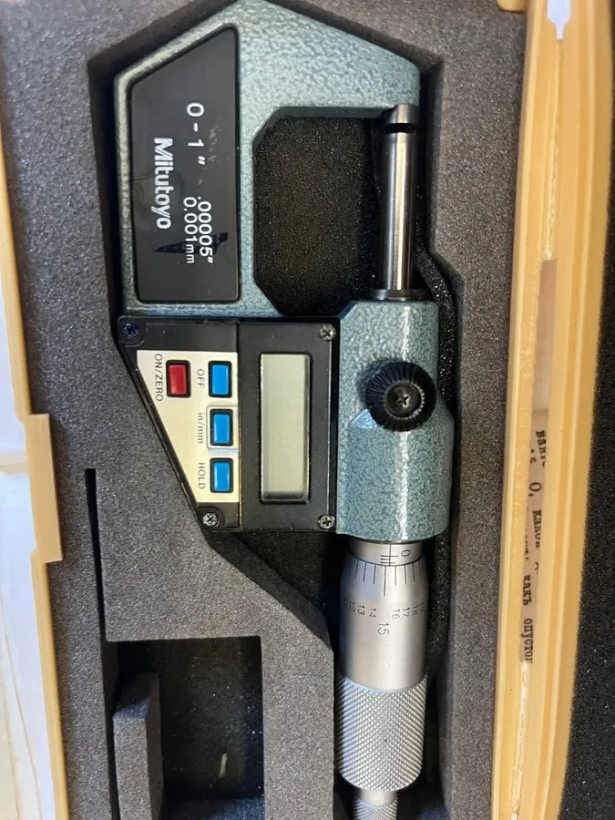 Микрометр 4bb Mitutoyo Digimatic ” With Case 0.00005” Japan