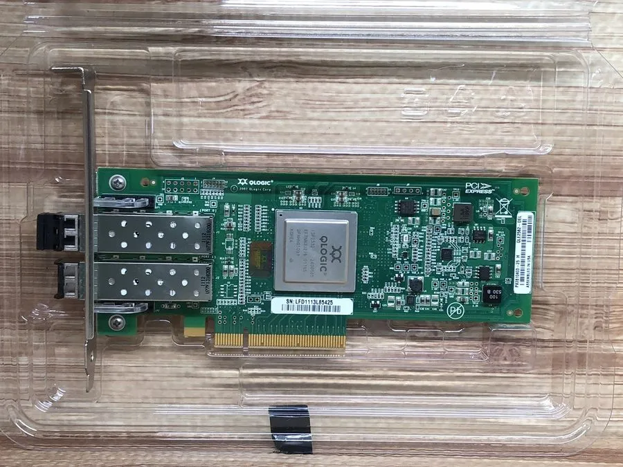 Контроллер QLogic QLE2562 PX2810403-25 Dell Dual Port 8Gb Fibre Channel HBA — фото лота 2