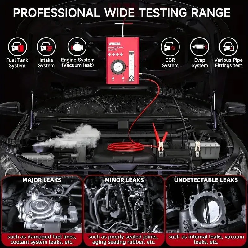 Автосервисное оборудование ANCEL S3000Automotive Smoke Machine EVAP Vacuum Leak  — фото лота 4