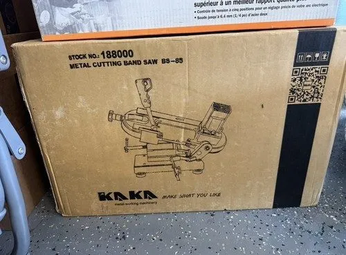 Оборудование ЧПУ KAKA BS-85 Metal Cutting Band Saw Electric Manual 110V 1/4in Ca — фото лота 1